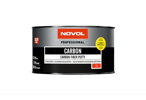Novol CARBON Kolfiber-spackel 1,2kg