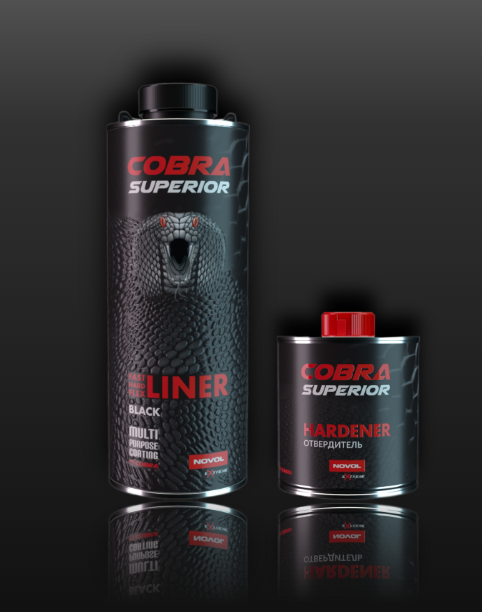 COBRA SUPERIOR bedliner kit 0.8liter SVART