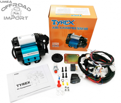 Tyrex kompressor 12volt för Airlockers & däckpump