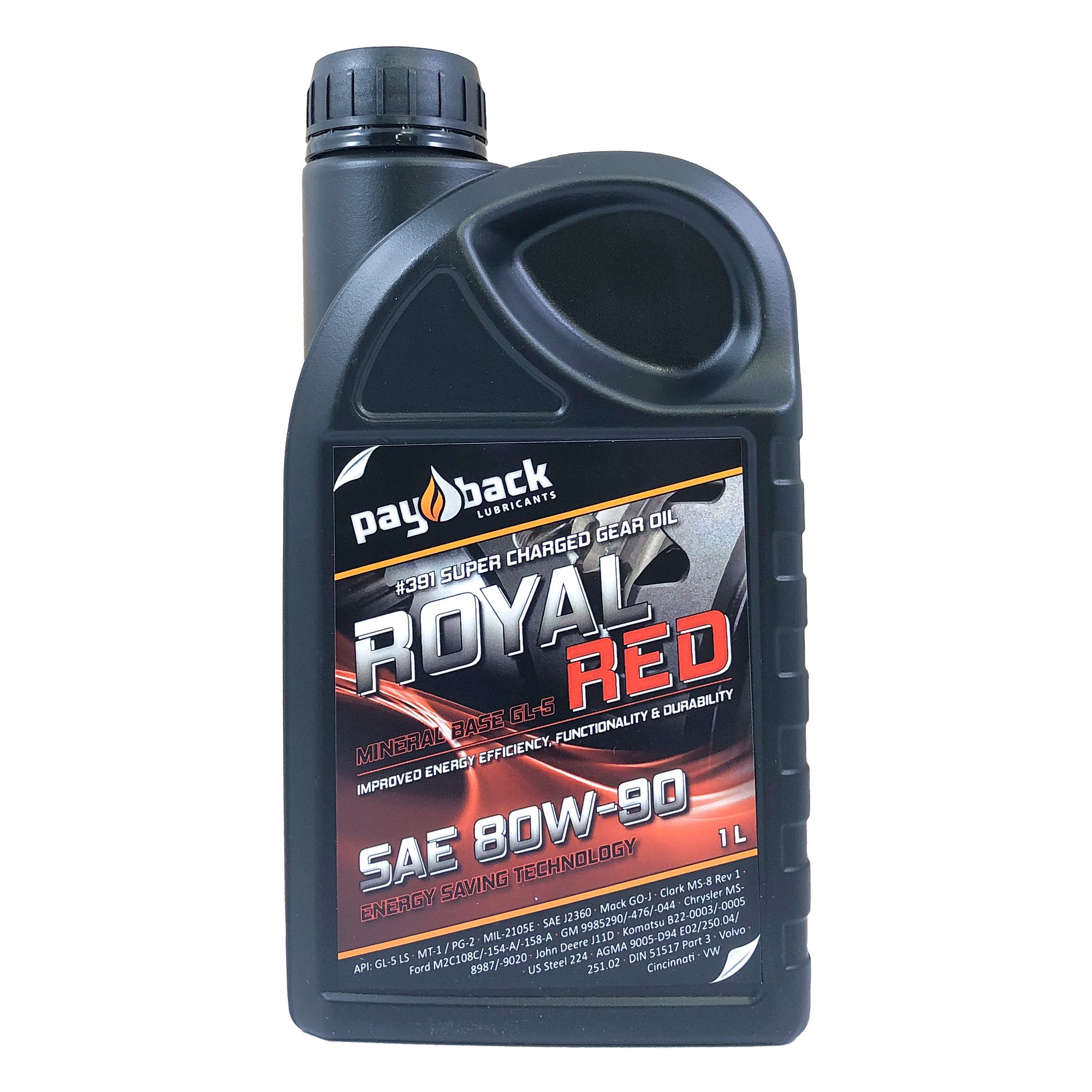 PAYBACK ROYAL RED 80w90 MINERAL API GL-5 LS 1-liter